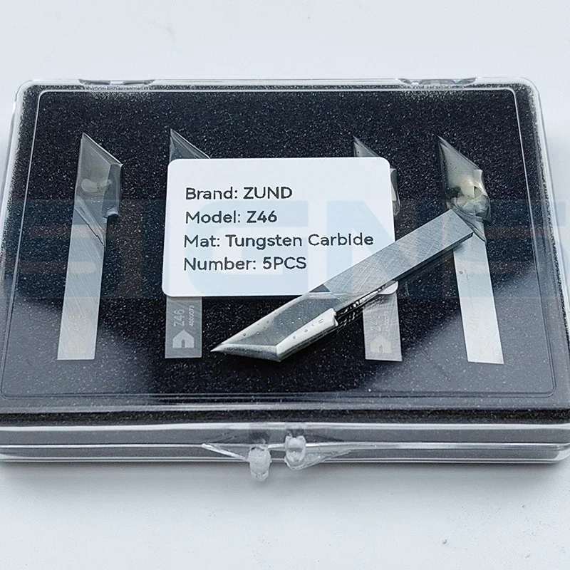 

Zund Z46 Carbide Drag Blade Blackman & White BW46S iEcho E46 Summa 500-9807 Esko Kongsberg BLD- SF346 Oscillating Blades Knife