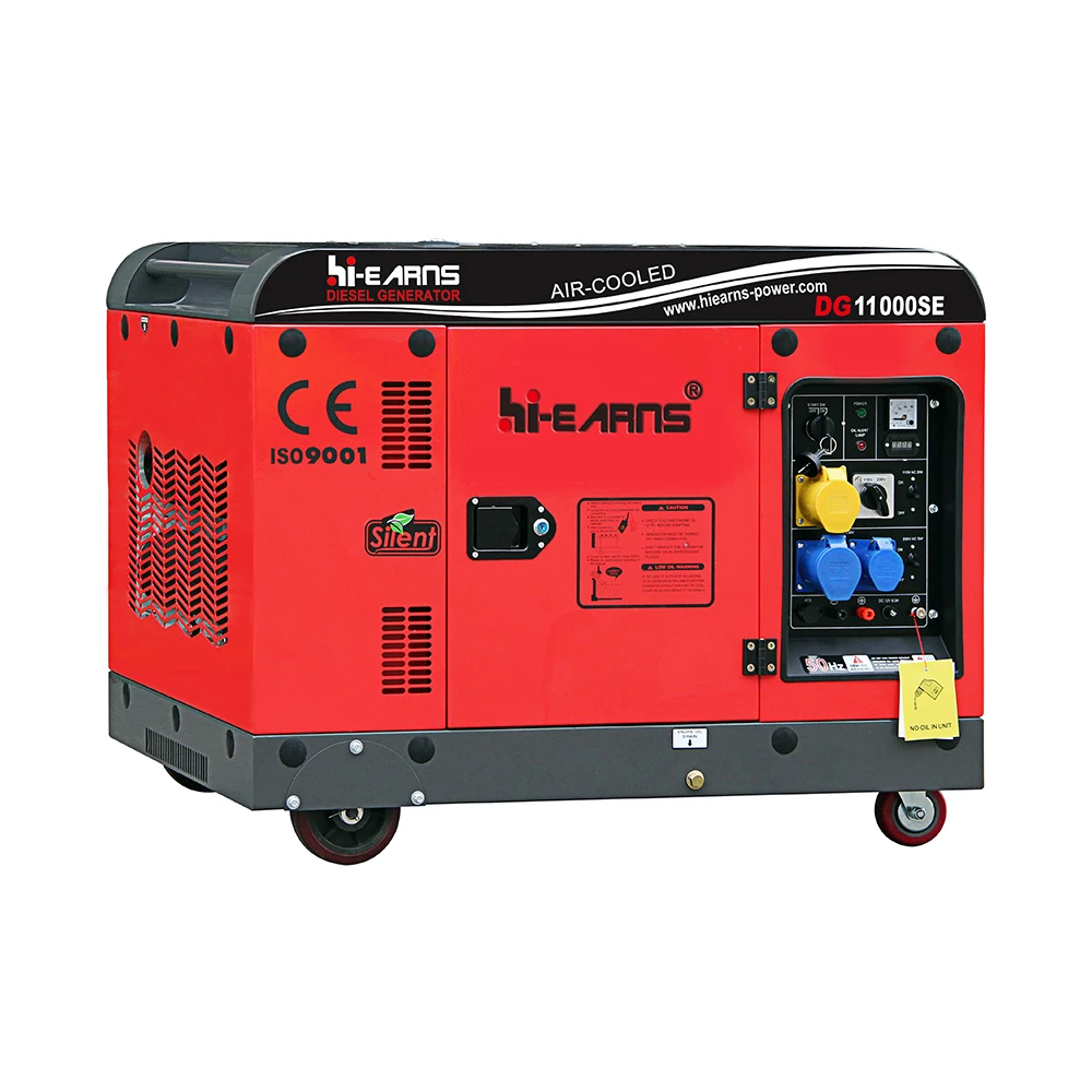 hi earns 8KW/10KVA dual voltage 115/230V patent silent die·sel generator