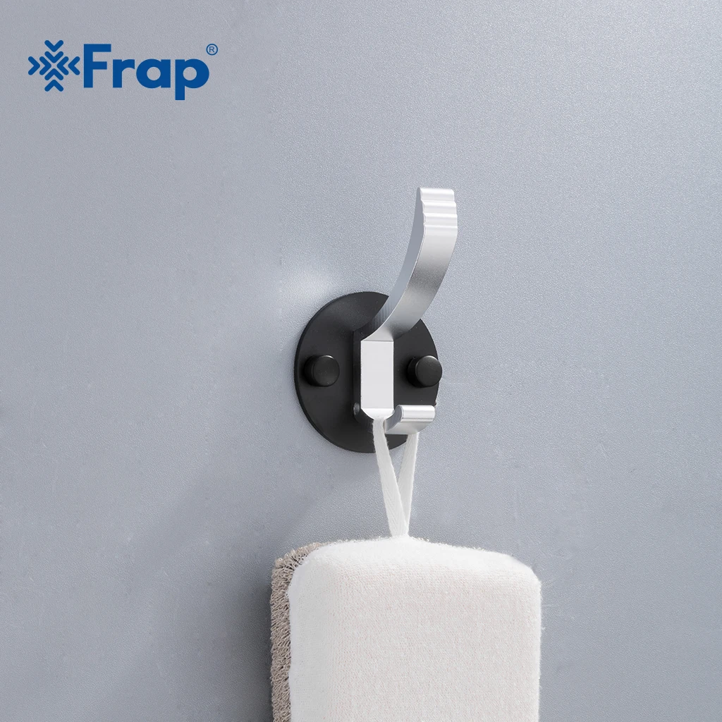 Frap  Robe Hooks Wall Hook Multi-Purpose Bathroom Towel Clothes Handbag Key Hanger Hooks Home Storage Hook