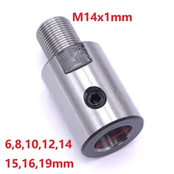 M14x1mm M14 Thread Insert Spindle Motor Shaft DIY Wood Lathe Cutter Headstock Fit Mini Chuck K01-50 K02-50 K01-65 K02-65