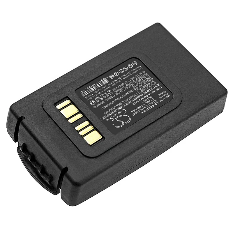 Batería de escáner de códigos de barras de iones de litio para Datalogic, 3,7 V, 5200 mAh, modelos compatibles: Skorpio X3, Skorpio X4