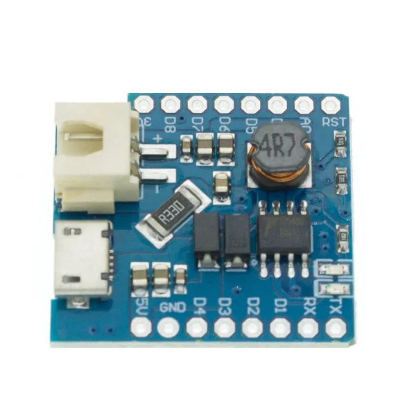 D1 Mini Battery Shield Single Cell Li-Ion Battery Charging and Battery Boost Shield Charging Expansion Module