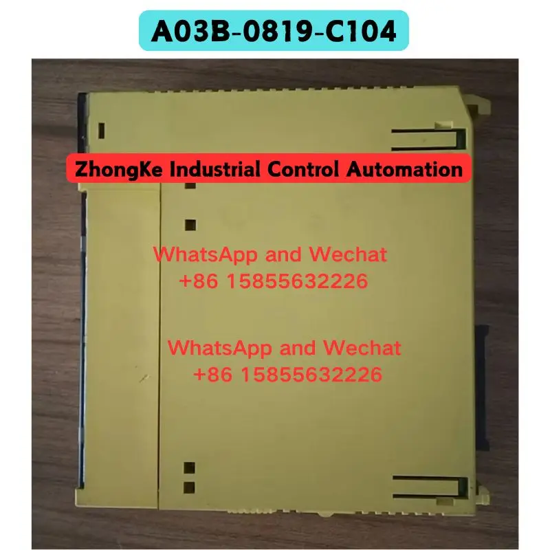 Used A03B-0819-C104 IO module Functional test OK Fast delivery