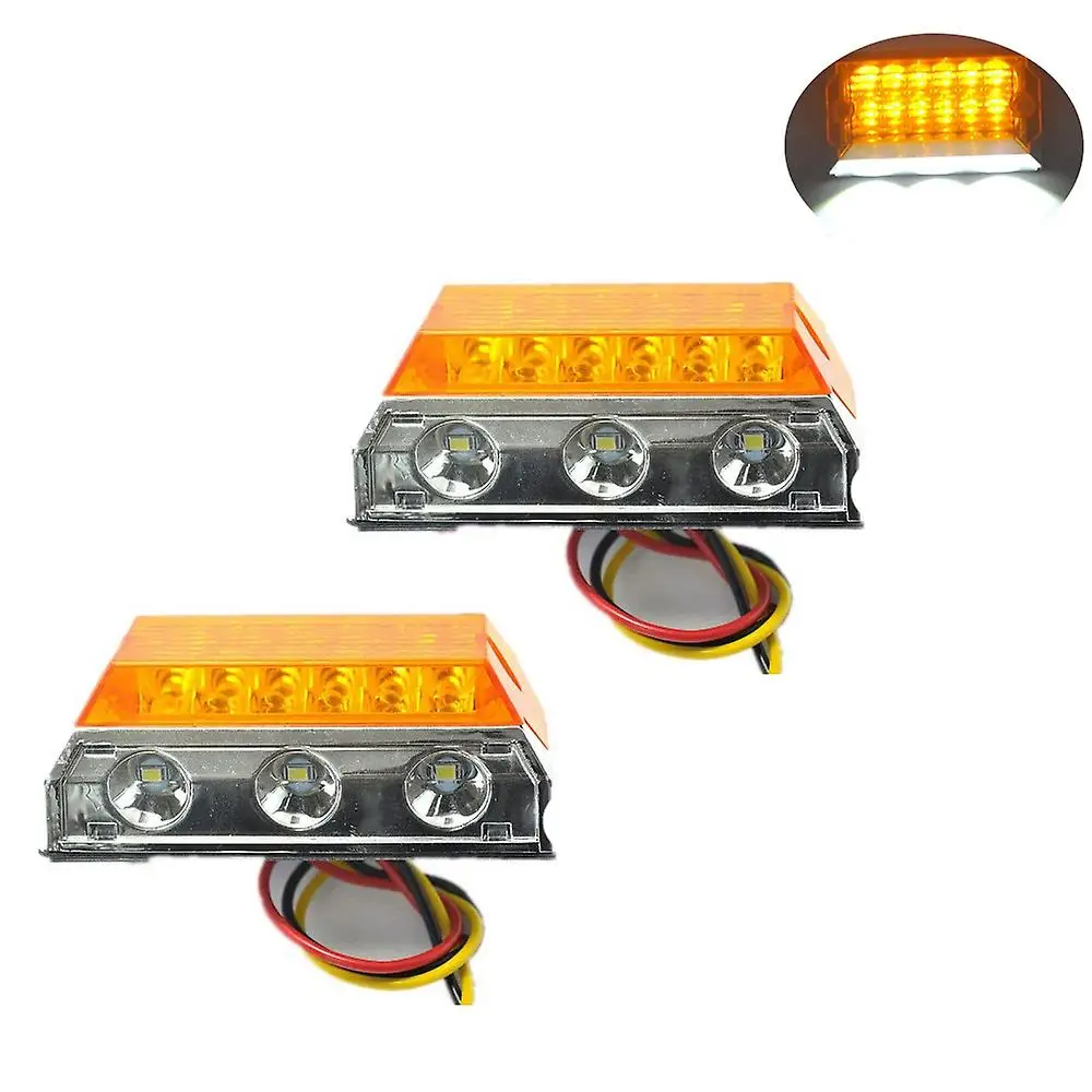 24v 15 Led Side Marker Light Position Side Lights For Truck Trailer