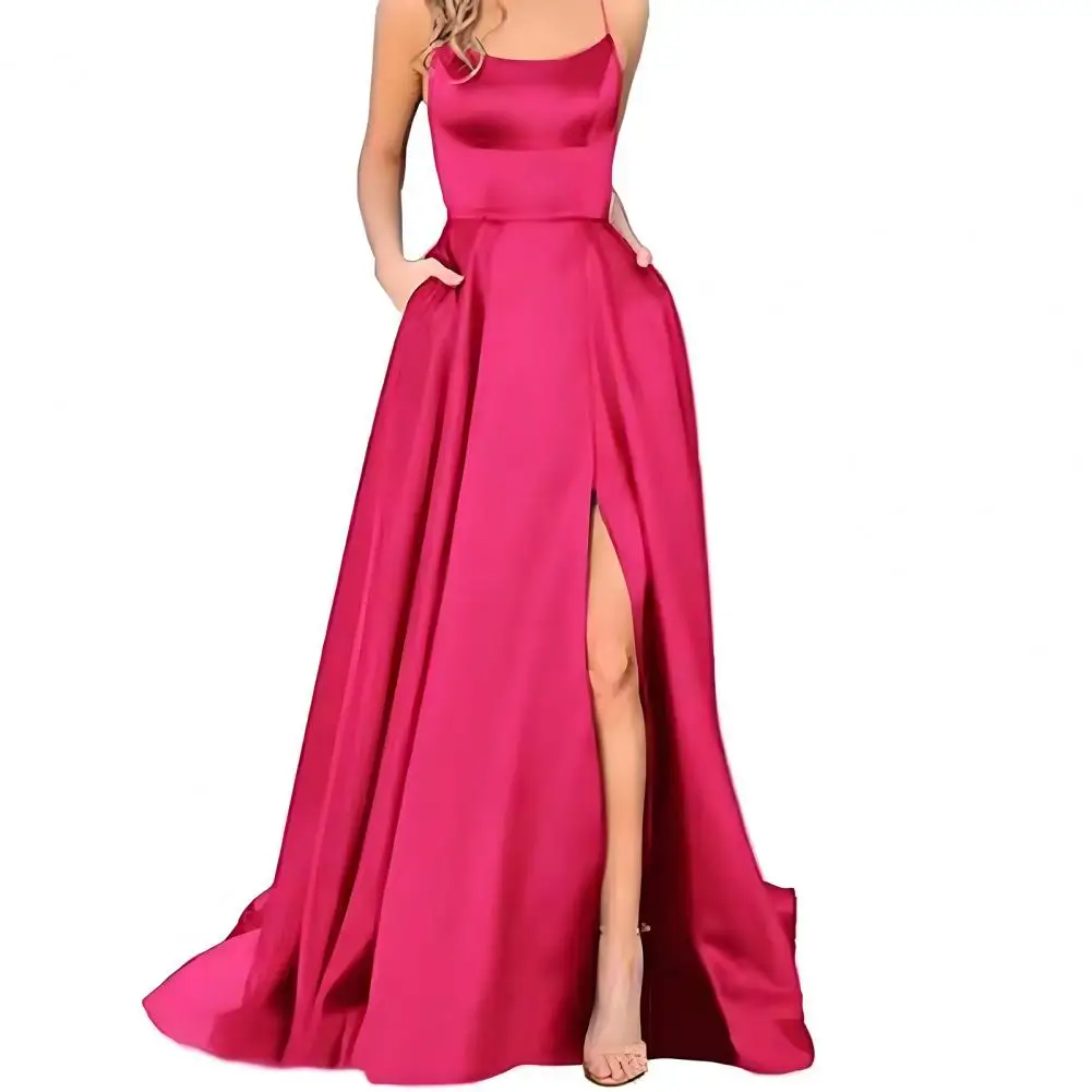 Elegant Ruffles Party Dress for Women Sexy Sleeveless Princess Evening Dresses Summer Holiday Beach Vestidos New