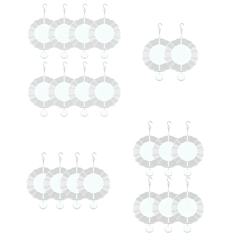 

A01F-8-дюймовый сублимационный спиннер, 3D двухсторонняя сублимационная ветровая кинетическая скульптура для двора и сада