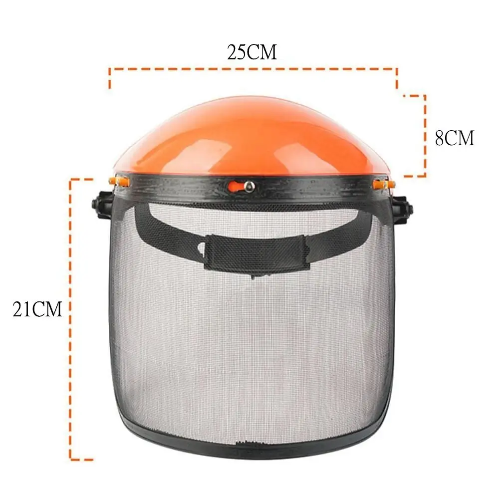 Chainsaw Helmet Mesh Face Shield For Electric Cutting Forestry Logging Mower