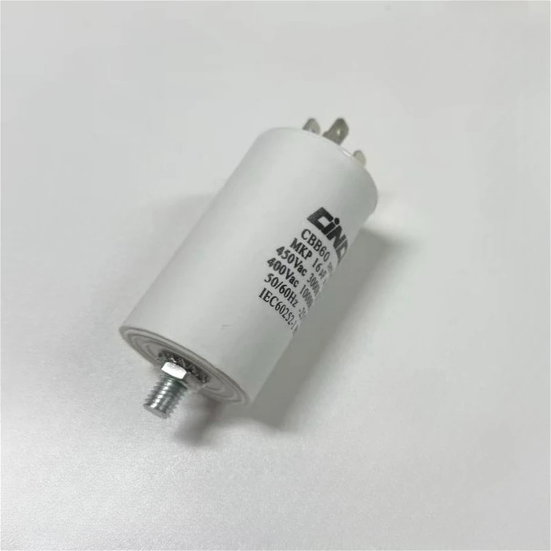 Capacitores de execução do motor 250V 400V 450V CBB60 16uF 4 pinos SH DB AC 450VAC partida do motor da bomba de água