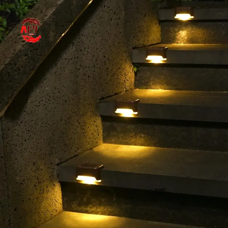 

AF90-16 Pack Solar Deck Lights Outdoor Solar Step Lights Waterproof LED Solar Lights For Outdoor Stairs, Step , Fence