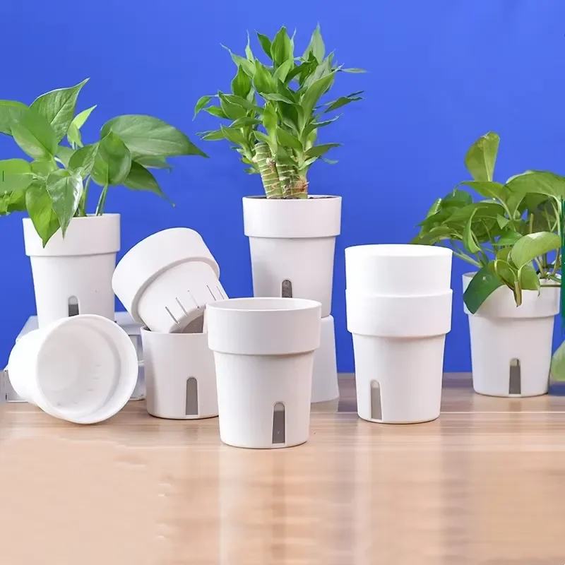 for Modern Self-Watering Flower Pots Wholesale Small Round Planters Cheap and Stylish