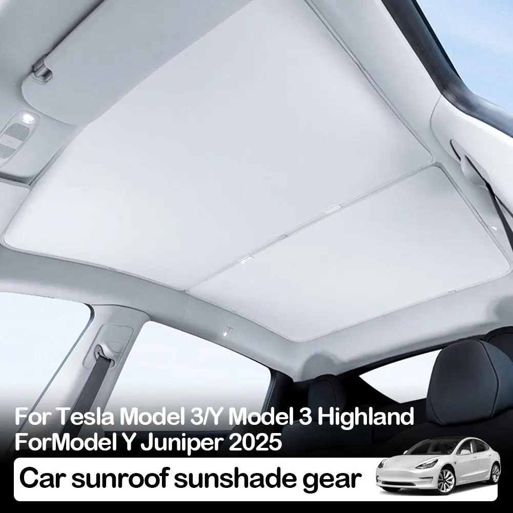 

Солнцезащитный козырек для панорамной крыши Tesla Model 3/Y, теплозащитный козырек от солнца, блокирующий УФ-излучение, теплоизоляционная крышка, простая установка