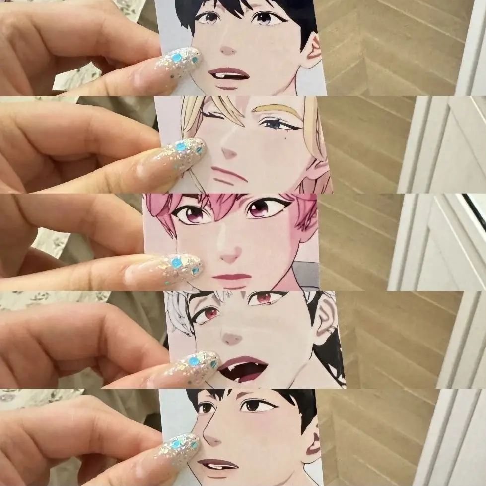 قطعة/المجموعة/مجموعة K-pop PLAVE YEJUN BAMBY HAMIN NOAH EUNHO بطاقة صور تفاعلية قرصة الخد Lomocards لمجموعة المعجبين #2