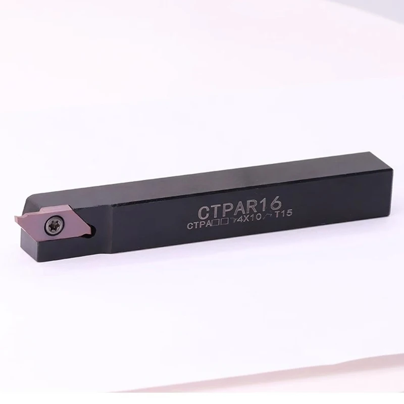 Torno Cnc, máquina para caminar, insertos de carburo CTPA CTP 10/15/20FR/FRN, hoja de corte ranurada CTPAR12/16/20, barra de corte de acero de aleación
