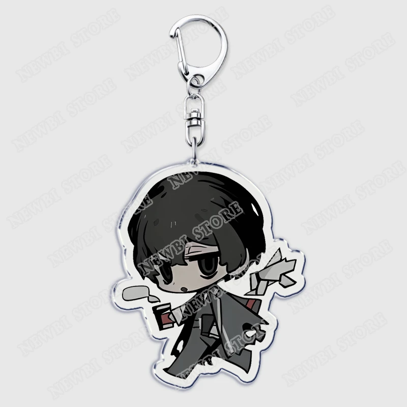 Horror Game Chibis Meme Keychains for Accessories Bag Yi Sang Faust Dante Project Moon Don Quixote Keyrings Jewelry Fans Gift