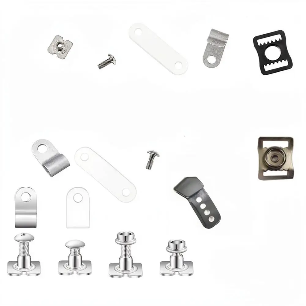 Hockey Helmet Repair Accessories For Benlee Mz Baseball Softball Football Visor Mount Stainless Steel Faceguard Clips Fasteners
