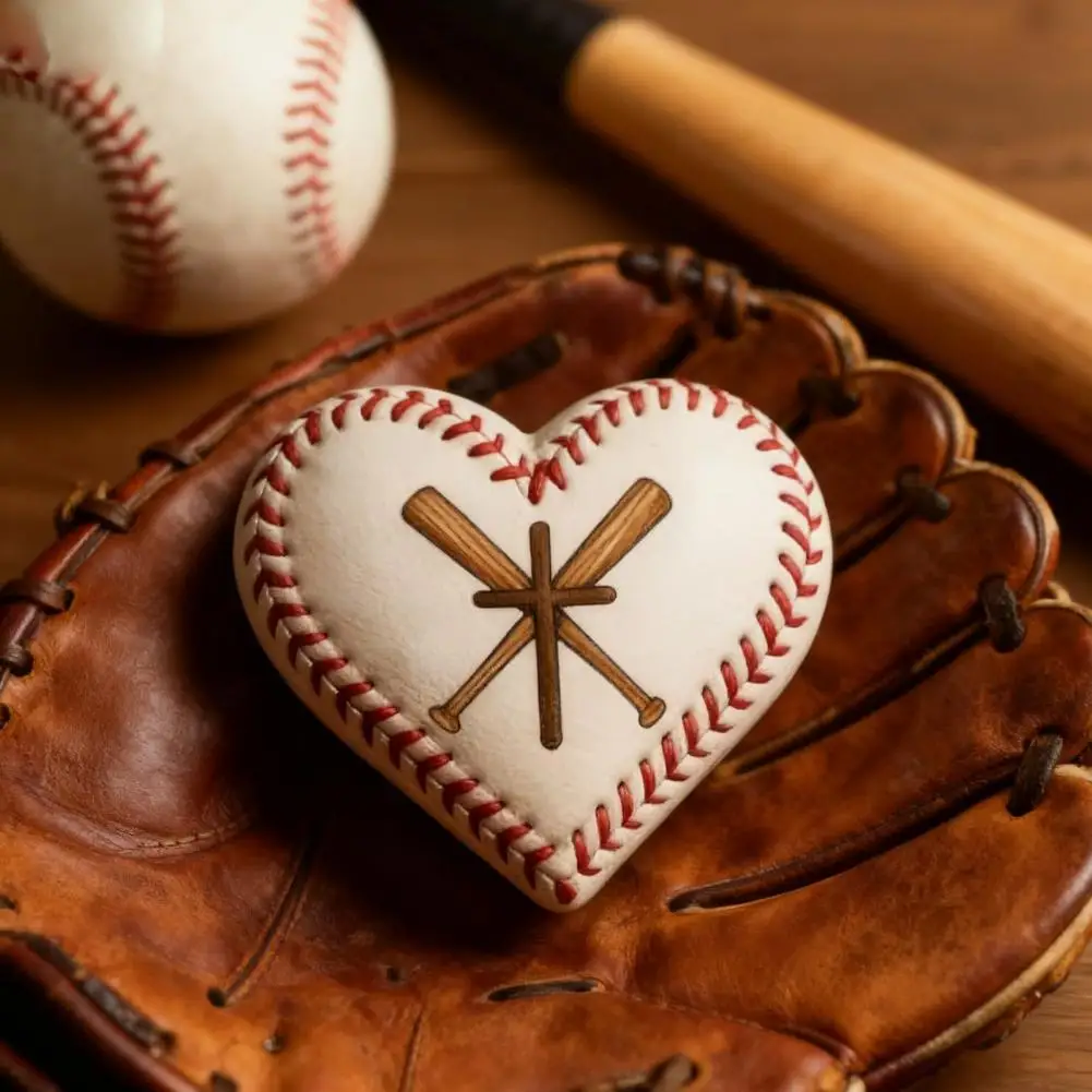 رمز جيب على شكل قلب لمحبي كرة القدم هدية تشجيع مع بطاقة ملهمة هدية عناق صغيرة للاعبين عشاق الرياضة #1