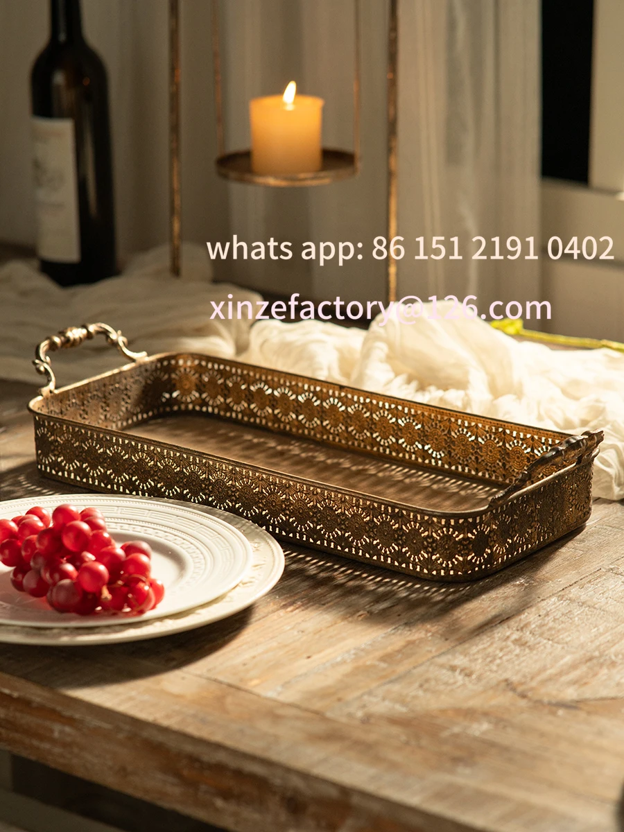 

Customizable tace prostokątne z kwiatowym wzorem, koronkowe wycięcia, zestaw 2-częściowy