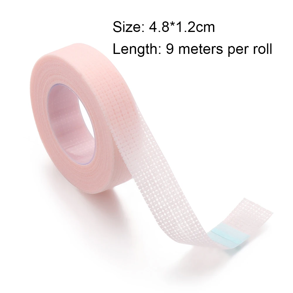 Tissu micropore respirant sous le coussinet oculaire outils de cils individuels greffage de faux cils bande d'extension de faux cils