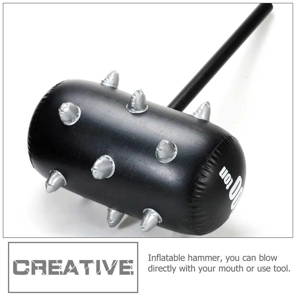 

2Pcs Inflatable Hammer PVC Large Hard Handle Safe Comfortable Grip Perfect for Pool Party Kids Prop Birthday Gift