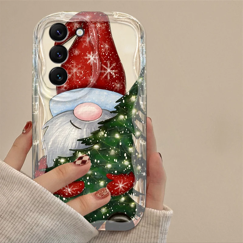 Santa Claus Case for Samsung Galaxy S25 S24 S23 S22 S21 Ultra Plus S20 FE A73 A72 A71 A56 A55 A54 5G A52 A52S A51 4G Back Cover - náhled 2