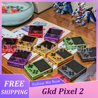Gkd Pixel 2 Game Kiddy Pixel 2.4 Inch Ips Screen Available In Game Console Rk3326s Aluminium Alloy Cnc Customized Gaming Gifts