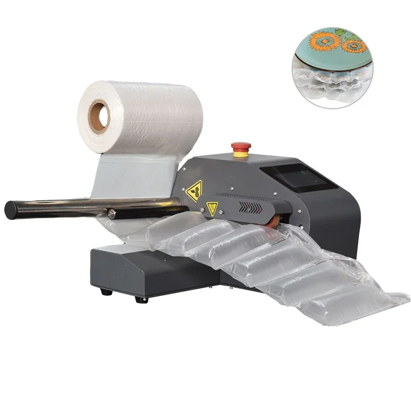 Industrial High Speed 20-23m/min Inflatable Bag Buffer Packaging Pillow Void Filling Bubble Wrap Film Air Cushion Machine