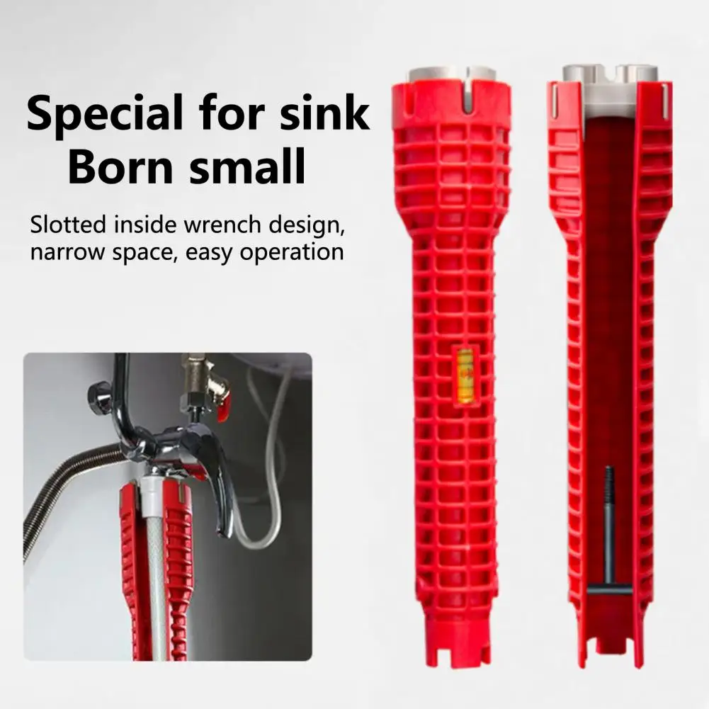 1 Set Sink Spanner Thickened Sink Wrench Heat Resistant Auxiliary Sink Repair Faucet Installation Spanner Bathroom Supply