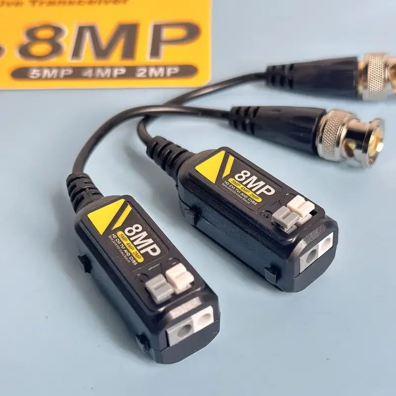 8MP BNC فيديو Balun اقناع نقل 4K CCTV HD زوج ملتوي سلبي لكاميرا AHD/CVI/TVI #2