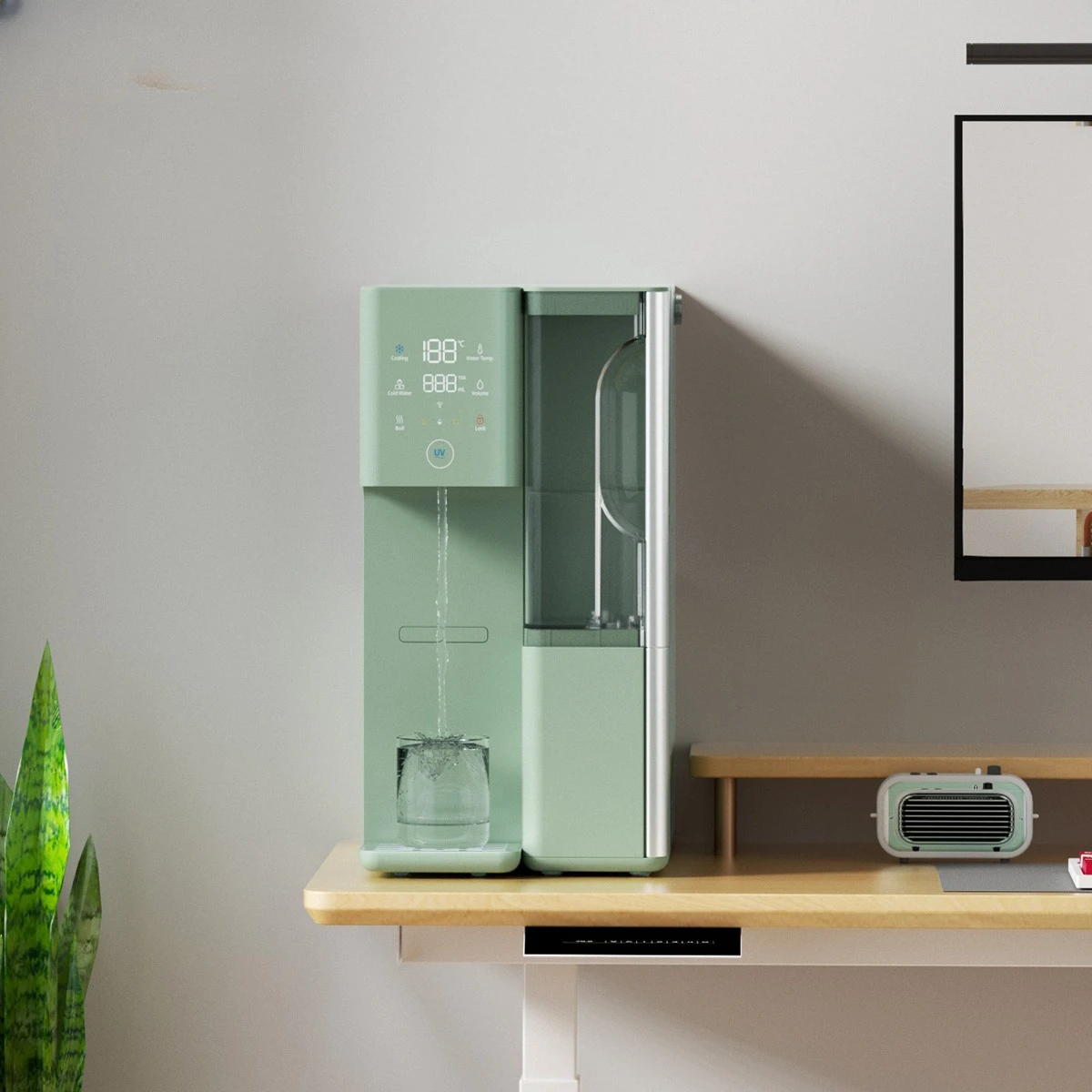 Ultimate Countertop Solution Space-Saving Easy-Installation Smart Plastic Electric Water Purifier Multi-Temperature