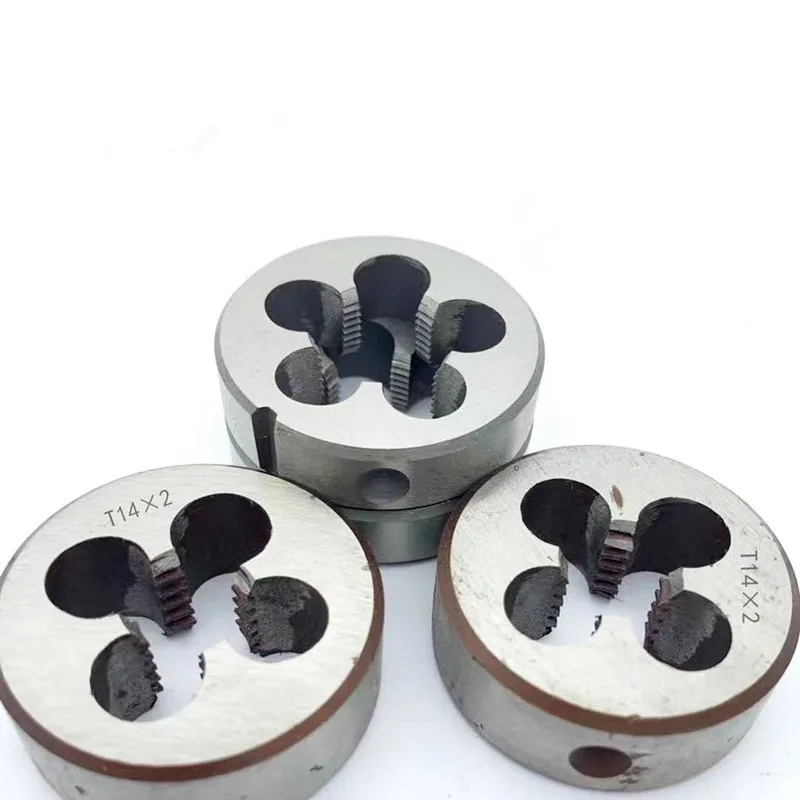 Imagem -02 - Mão Direita e Esquerda Trapezoidal Round t Die Ferramentas de Rosqueamento Torno Tr8 Tr10 Tr12 Tr14 Tr16 Tr20 Tr22 Tr24 Die 1pc
