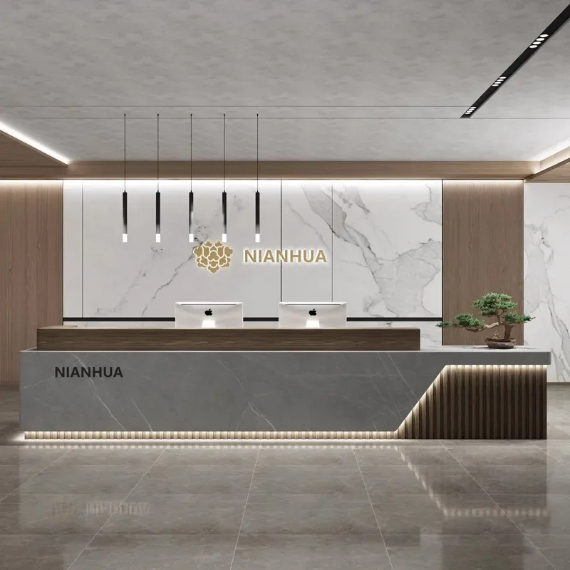 

Aesthetic Register Reception Desk Barbershop Modern Standing Simple Reception Desk Conference Simple Mostrador Unique Furniture