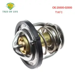 25500 02500 Engine Coolant Thermostat For Hyundai ATOZ MX ATOZ PRIME GETZ/CLICK I10 SANTRO KIA PICANTO 2550002500 25500-02500