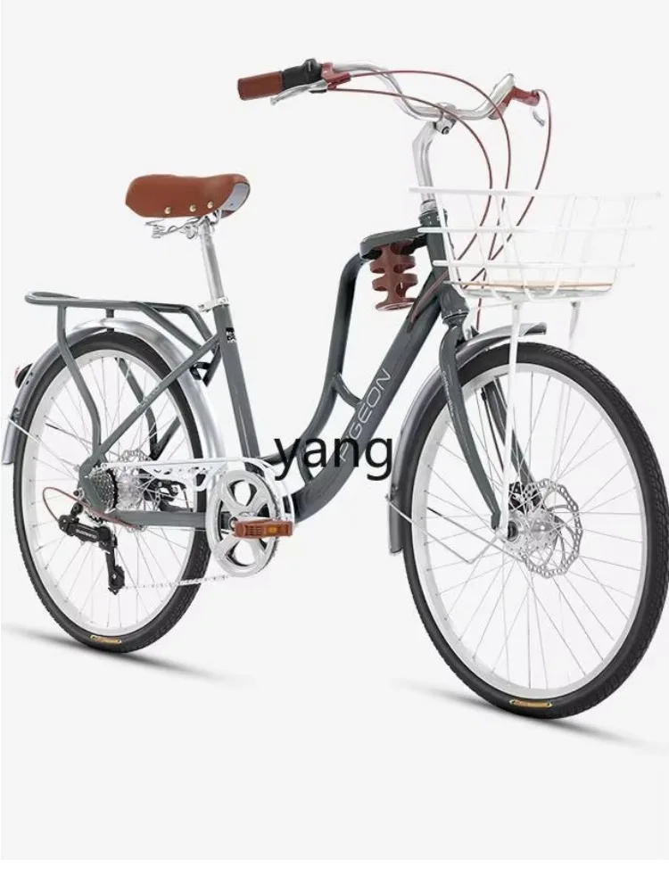 

LTT city commuter bicycle men's and women's adult light bicycle variable speed 24 inches labor-saving