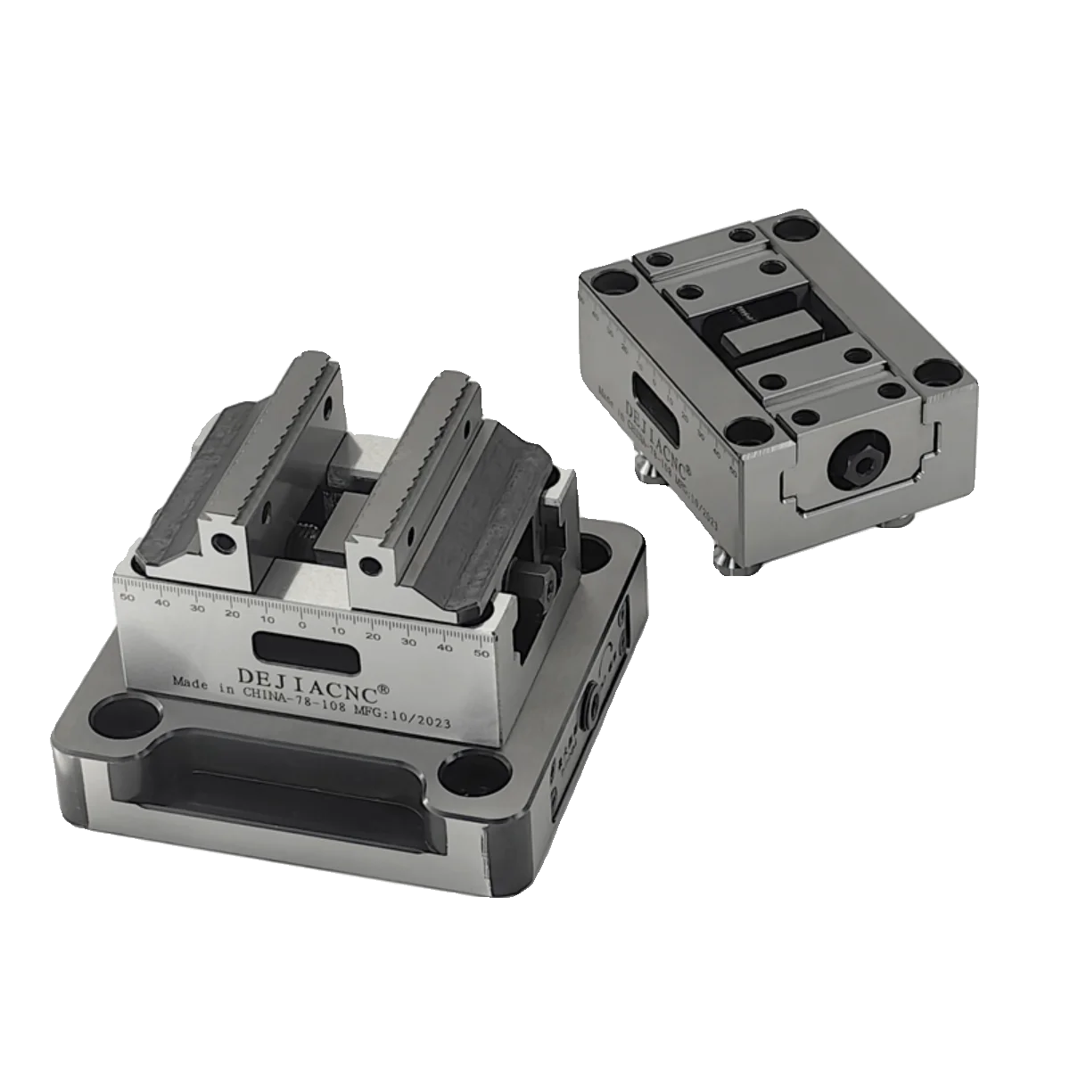 Dejia KH78-108 self-centering five-axis concentric vice clamp, four-station 52 * 52 zero-point positioning quick change board