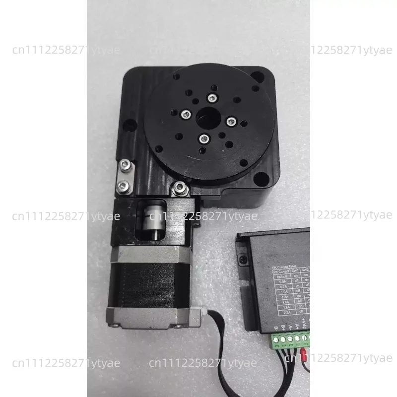R-Axis Electric Rotary Table  Electric Indexing Table with 360° Rotation and Worm Gear Drive