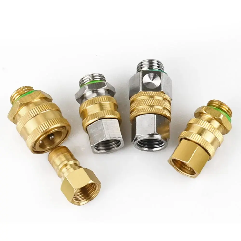 Durable Copper Quick Connector M14*1.5 Detachable Sprayer Machine Connector Gold Silver Quick Coupling