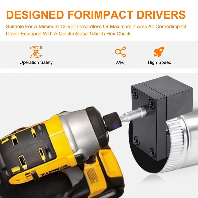 1Set C5A2 Impact Power Assisted Crimper High Speed Electric Metal Duct Crimping Tool Fit For Air Conditioner Installation Repair