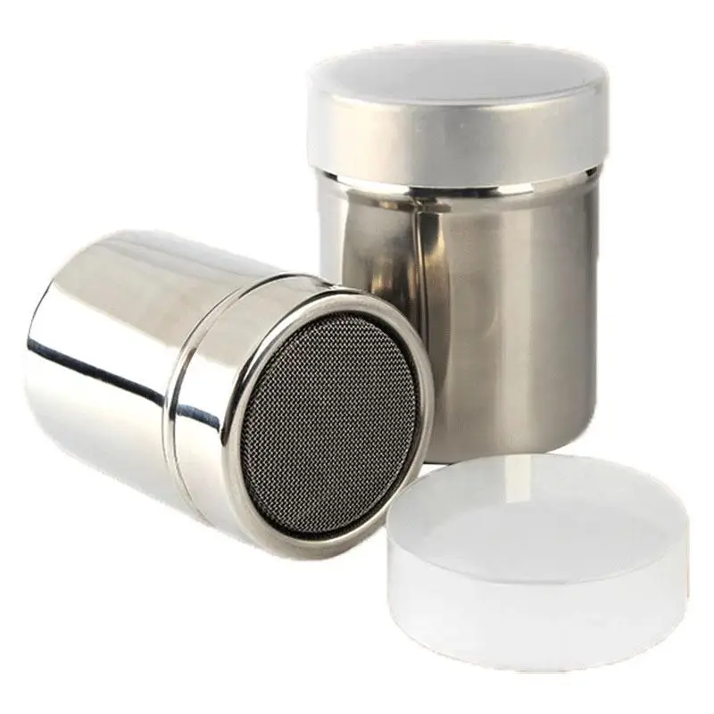 Stainless Steel Cocoa Powder & Sugar Shaker Fine Mesh Flour Sifter Baking Tool