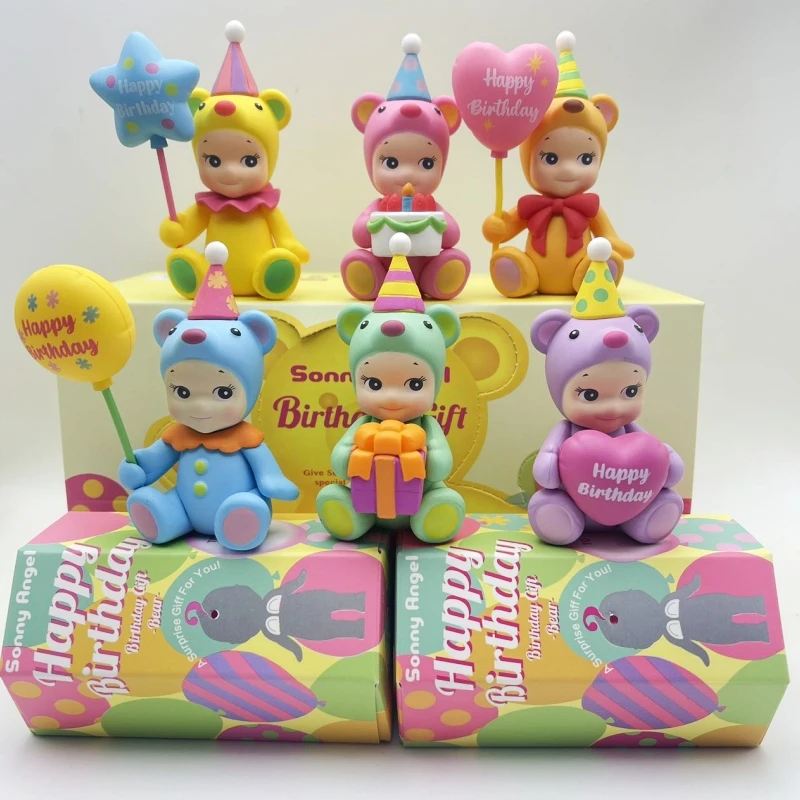 

Sonny Angel Mini Figure Birthday Gift Bear Series Blind Box Little Bear Toy Angel Collection Doll Decoration Birthday Gift Toys