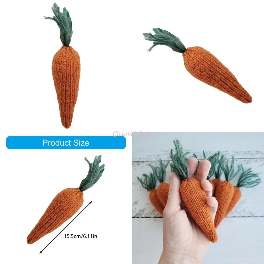 

Y1UB Woven Carrot Photo Props поставки по случаю дня рождения детская фотография реквизит