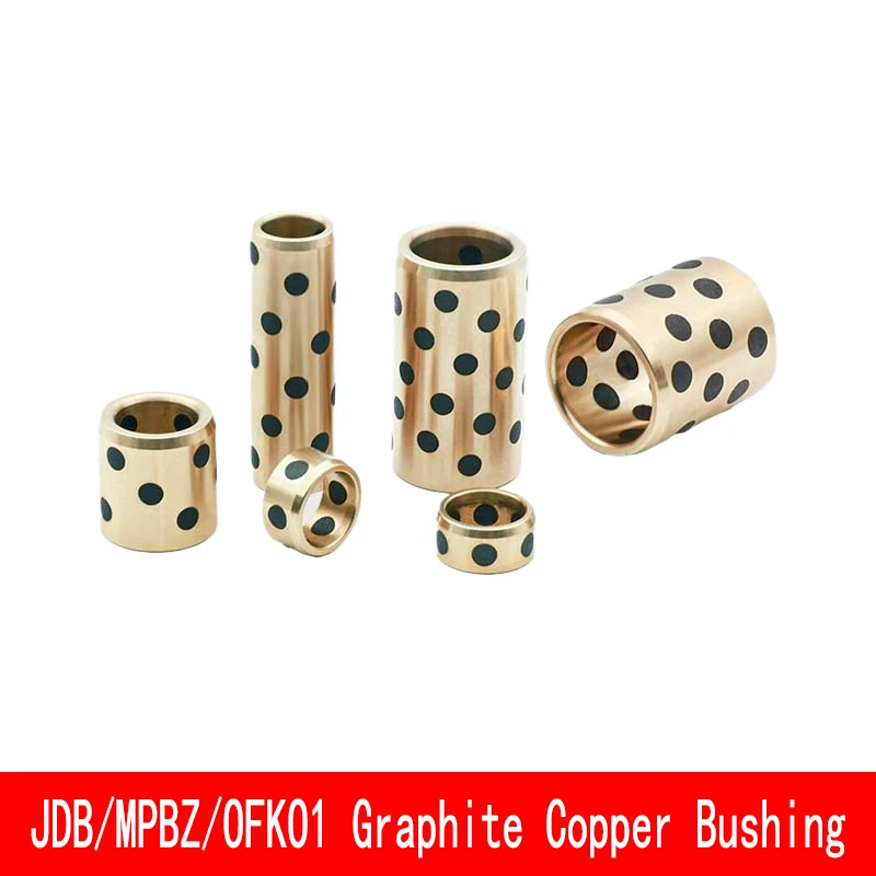 

JDB Inner Diameter 4mm~12mm Graphite Copper Bushing Wear-resistant OFK01 OLBA MPBZ Mechanical Hardware Accessories