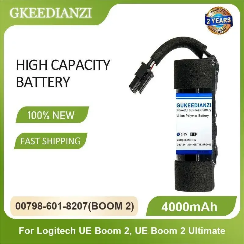 

00798-601-8207(BOOM 2) Speaker Battery For Logitech UE Boom 2, UE Boom 2 Ultimate 4000mAh High Capacity