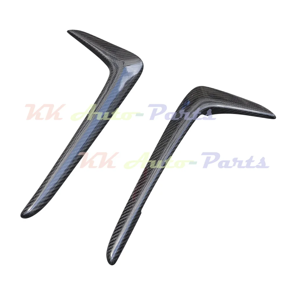 2pcs Carbon Fiber Car Fender Stickers Air Vent For Hyundai Genesis Coupe G70 Side Trims Aprons Splitter Spoiler Auto Tuning