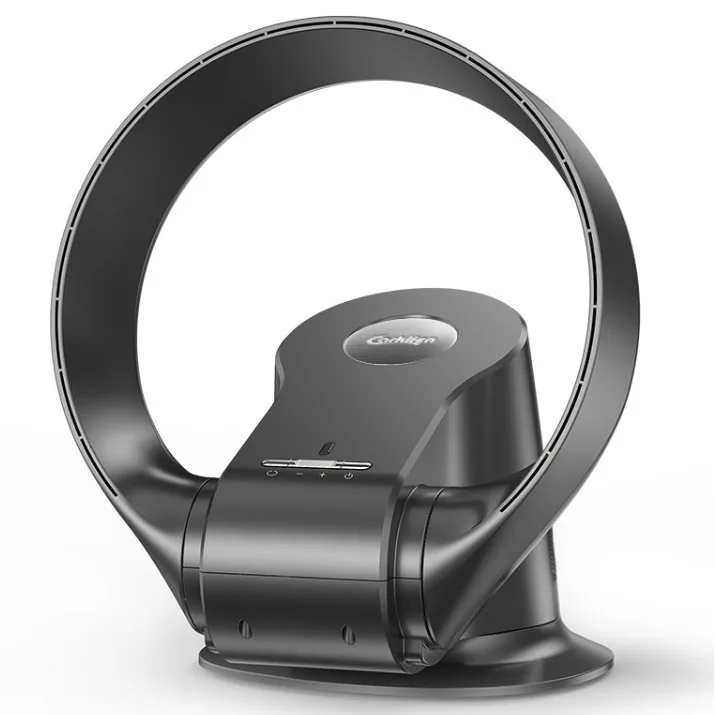 

Модернизированный настенный и настольный безлопастной вентилятор — двойного назначения, тихий, 40 дБ, 120 ° Осцилляция, Пульт дистанционного управления, Энергосбережение, для дома