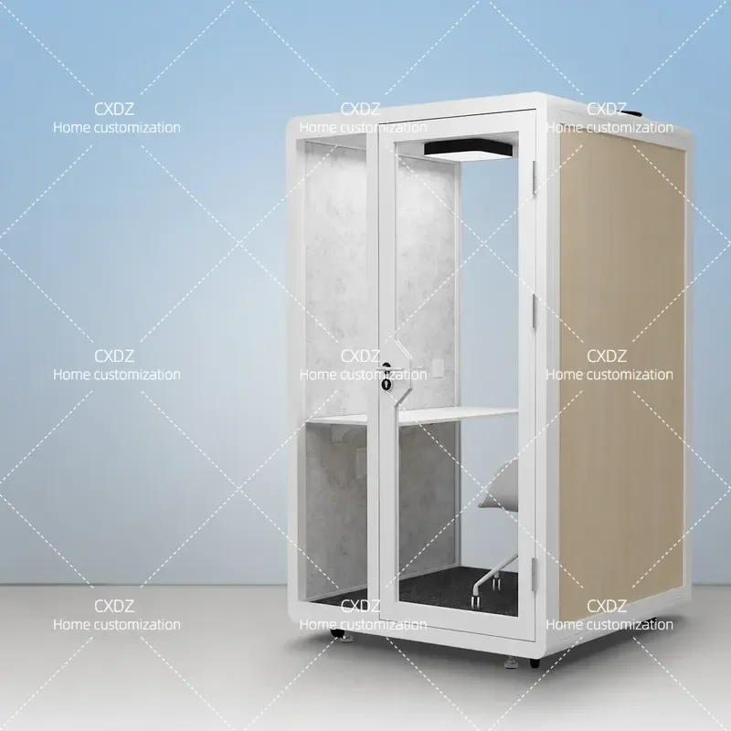 Soundproof Office Phone Booth Mobile Silent Room for Home Live Streaming Piano Practice Recording Studio Warehouse Use