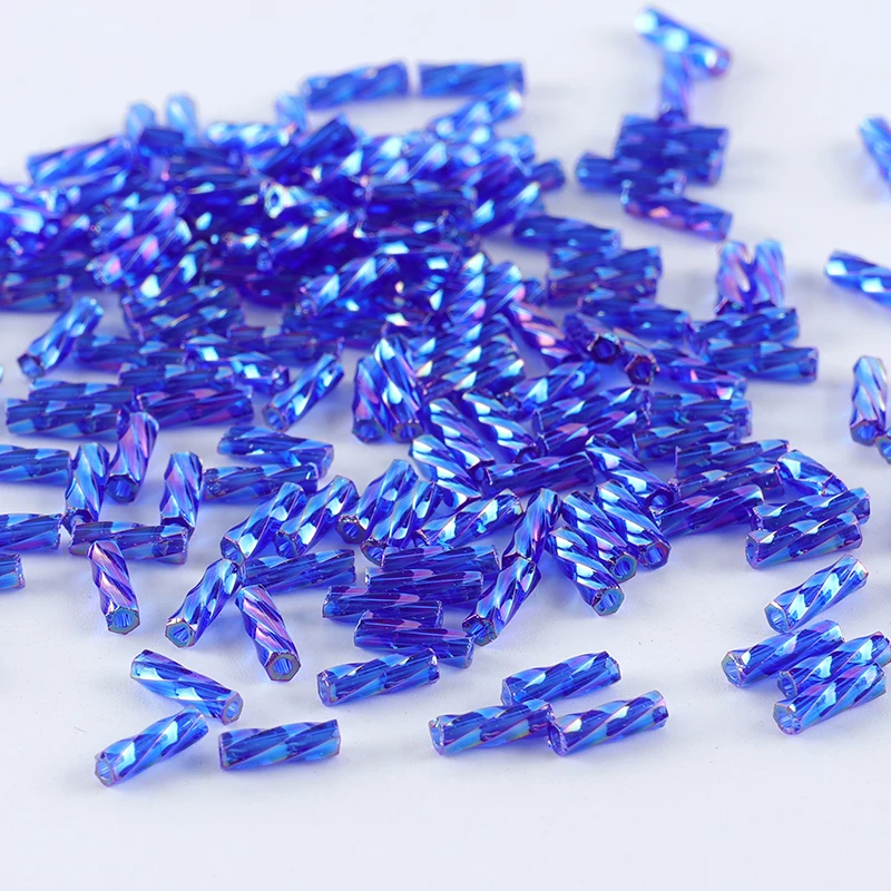 

Imported from Japan MGB 6mm 450G packaging spiral tube bead DIY handmade beaded tassel material