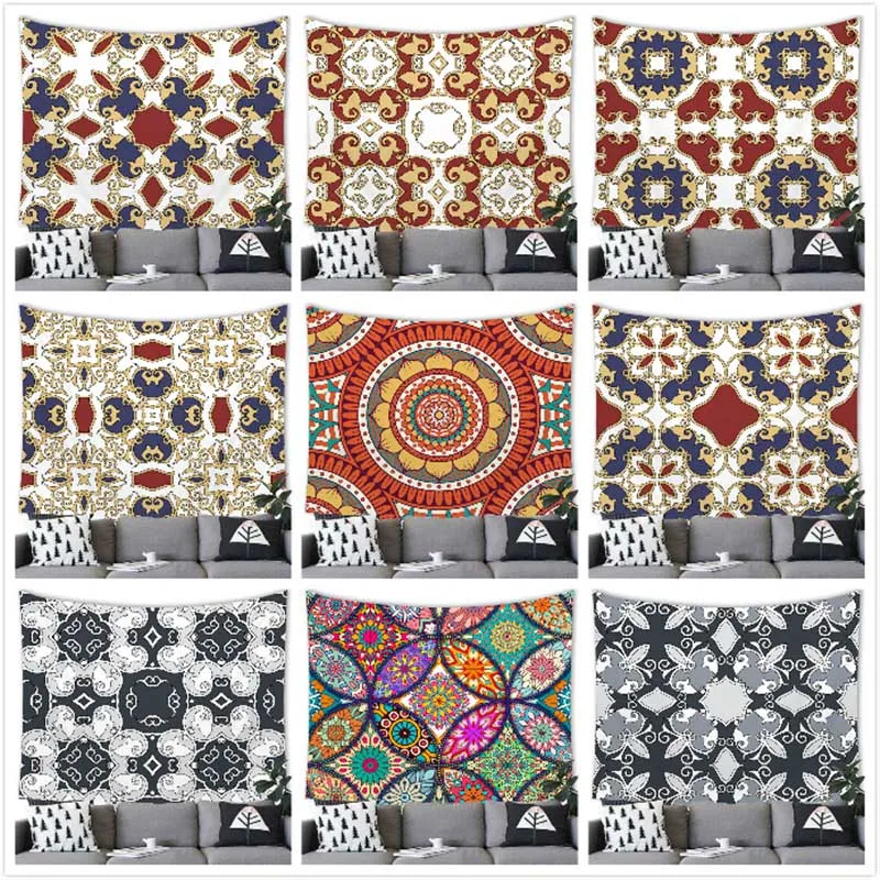 

Mandala Geometry Tapestry Wall Hanging Mandala Geometry Decor Tapestry Mandala Party Home Decoration Background Wall Decor