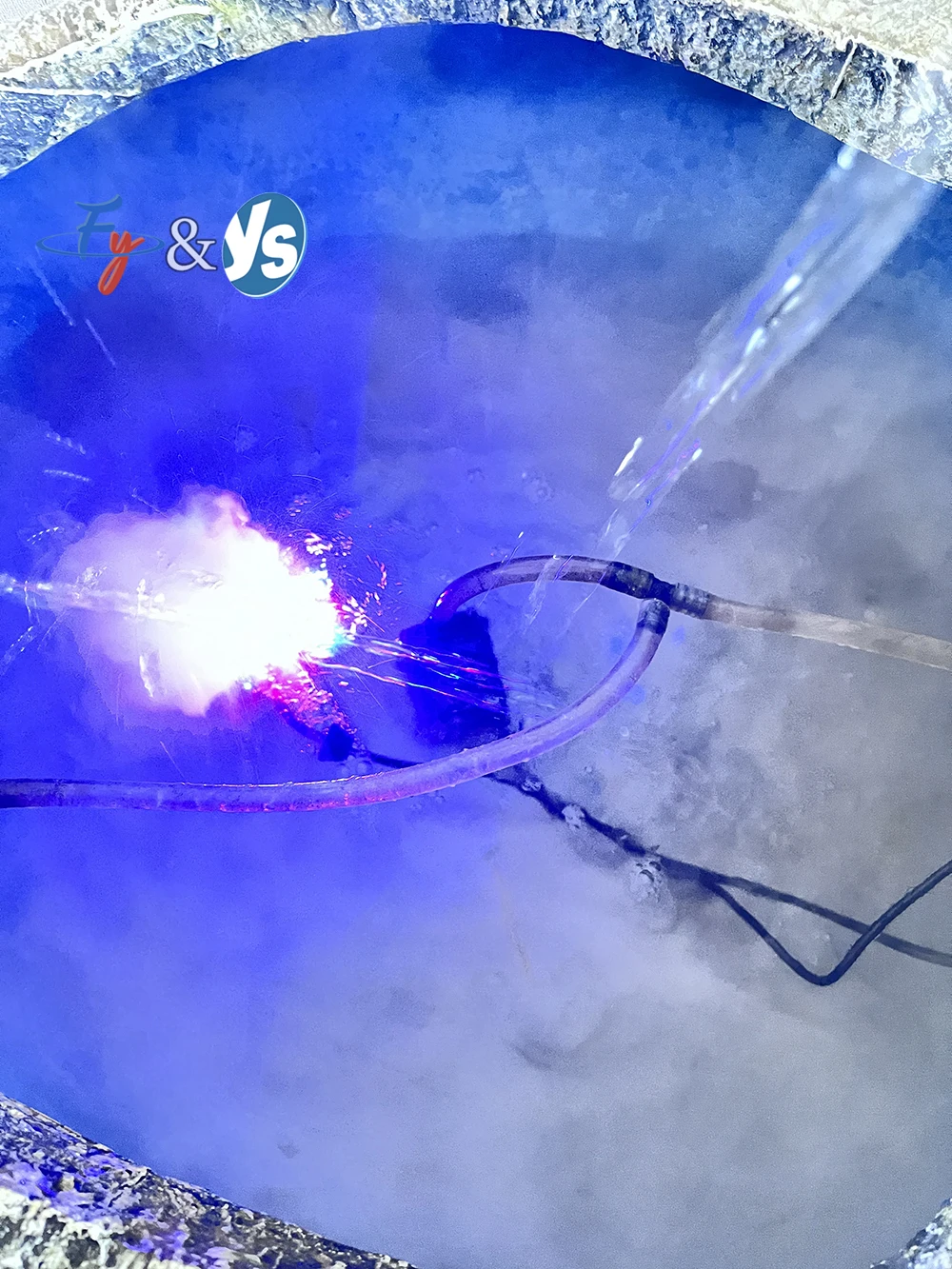 Ultrasonic Atomizer Head,Heavy Fog Volume Water Mist Humidifier for Fish Tank,Bonsai,Landscape Fountain,with Colorful LED Lights