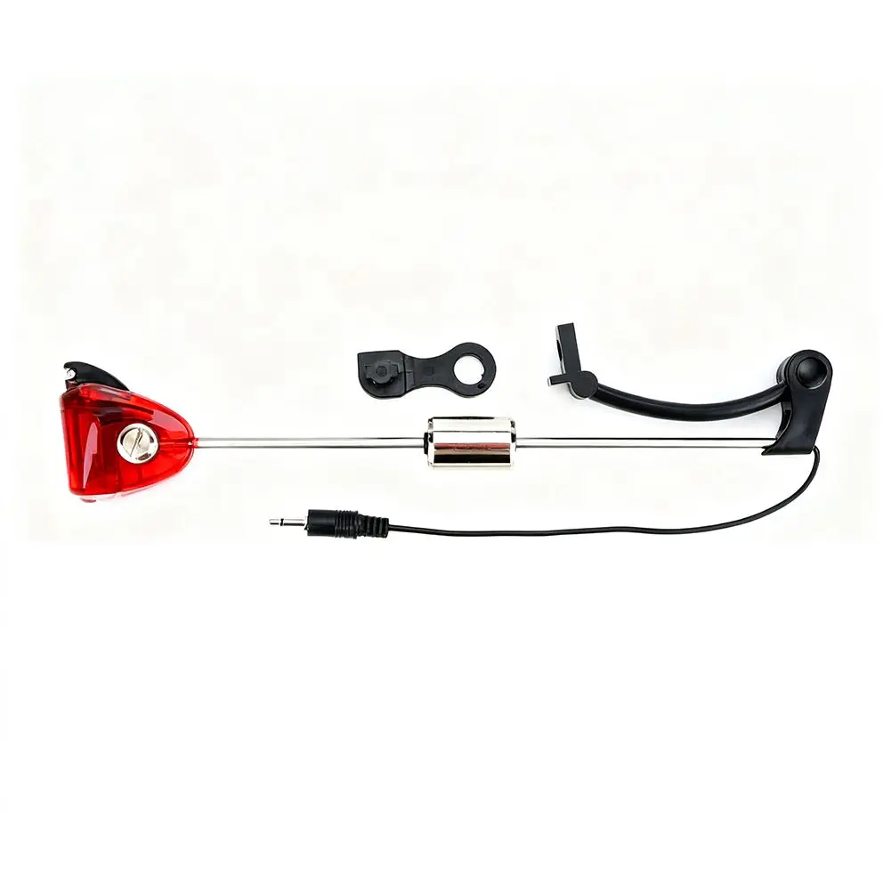 LED for flash Fishing Bracket for Carp Rods Built to Hold Bite Alarms and Deliver Clear Visual Signals in Darkness