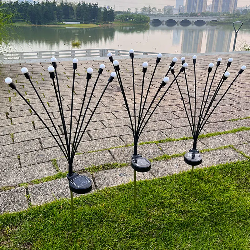 

Outdoor Waterproof Solar Garden Lamp Fairy Landscape Light LED Solar Firefly Light Decor for Patio Fence Yard Pathway